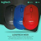 MOUSE LOGITECH M331 SILENT(RED)